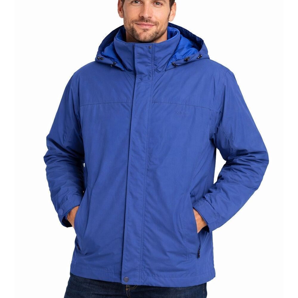 L.L. Bean defender 3-1 ski snow jacket blue size large removable fleece